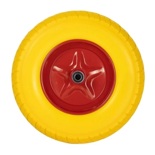 PU WHEEL PU1610-3 16''×4.80/4.00-8 PU FLAT FREE TIRES,STEEL RIM