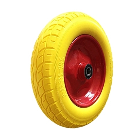 PU WHEEL PU1610-1 16''×4.80/4.00-8 PU FLAT FREE TIRES,STEEL RIM