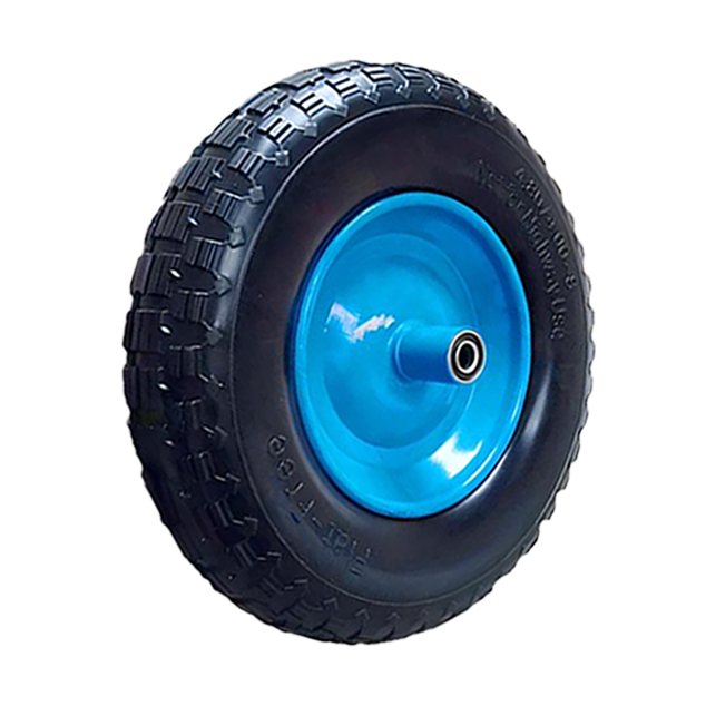 PU WHEEL PU1612 16''×4.80/4.00-8 PU FLAT FREE TIRES,STEEL RIM