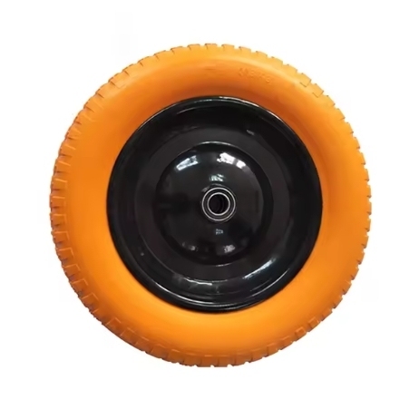 PU WHEEL PU1614 16''×4.80/4.00-8,PU FLAT FREE TIRES,STEEL RIM