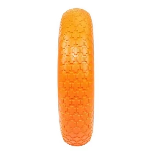 PU WHEEL PU1614 16''×4.80/4.00-8,PU FLAT FREE TIRES,STEEL RIM