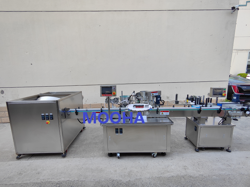 MHEGX30 2~50ml Liquid Oil Small Bottle Filling Capping Machine 