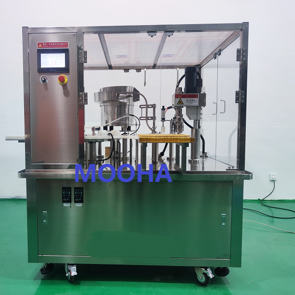 MHAGX200 Penicillin Bottle Filling Capping Machine 1~50ml Liquid Bottling Packing Machine 