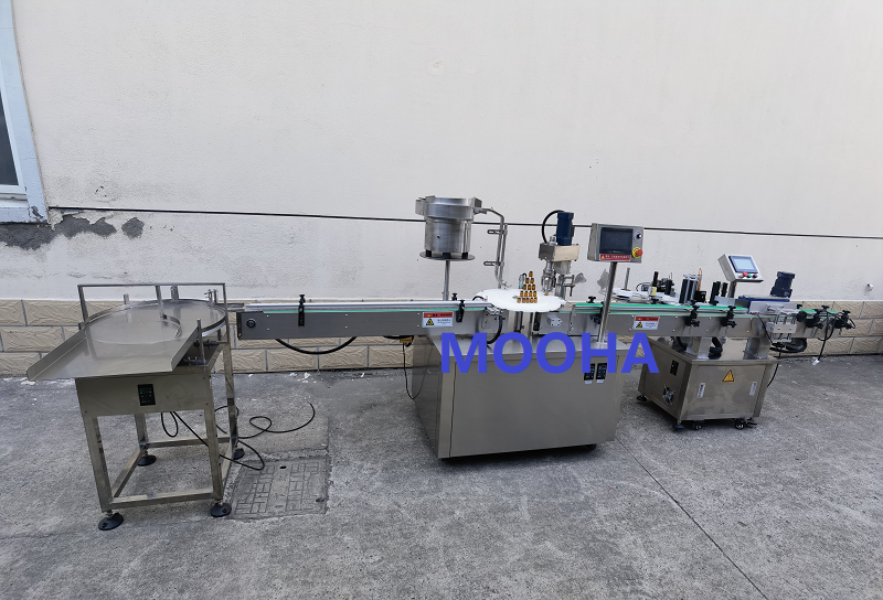 MHAGX200 Penicillin Bottle Filling Capping Machine 1~50ml Liquid Bottling Packing Machine 