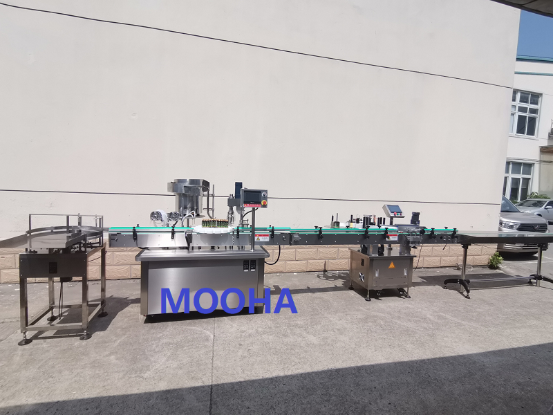 MHGX30150 Syrup Oral Liquid Filling Capping Machine 30~150ml Liquid Bottling Packing Line Set 