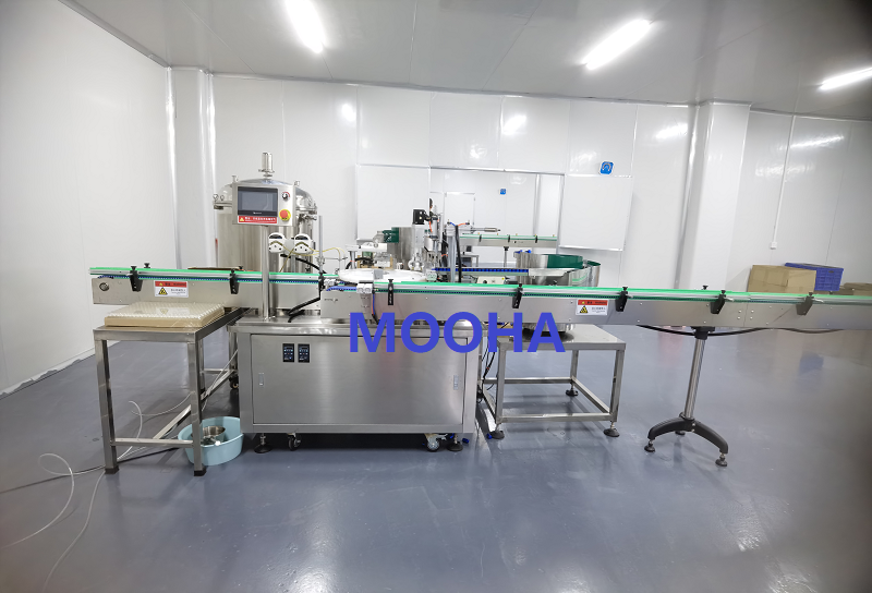 MHPGX30500 Spray Liquid Filling Capping Machine 5~500ml Alcohol Liquid Bottling Packing Line Set 