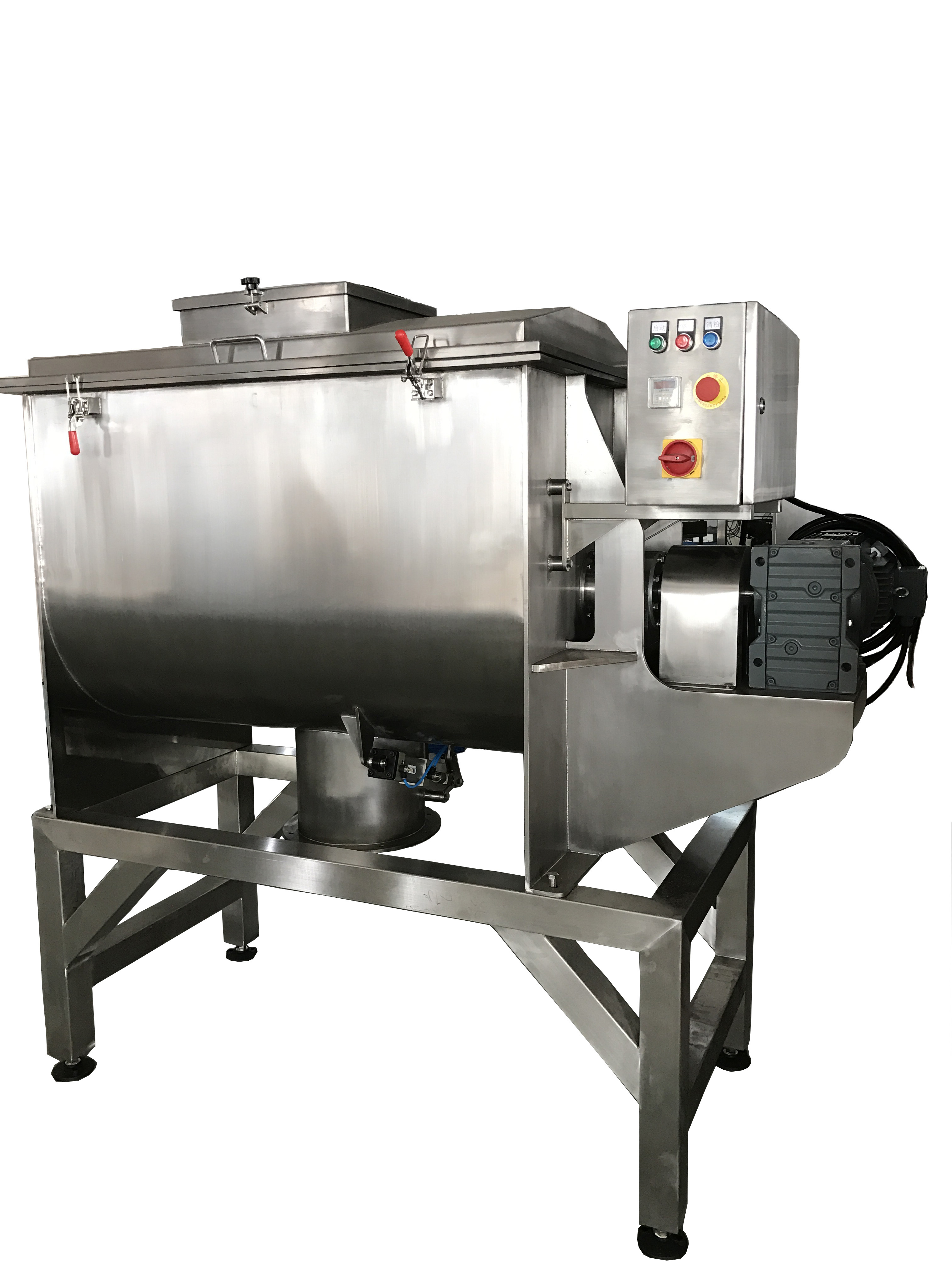 100kg 200kg 500kg 1000kg Stainless Steel Food Powder Ribbon Blending Mixing Machine/Ribbon Mixer/Chemical Powder Ribbon Blender 