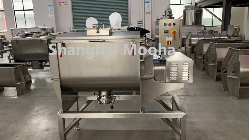 100kg 200kg 500kg 1000kg Stainless Steel Food Powder Ribbon Blending Mixing Machine/Ribbon Mixer/Chemical Powder Ribbon Blender 