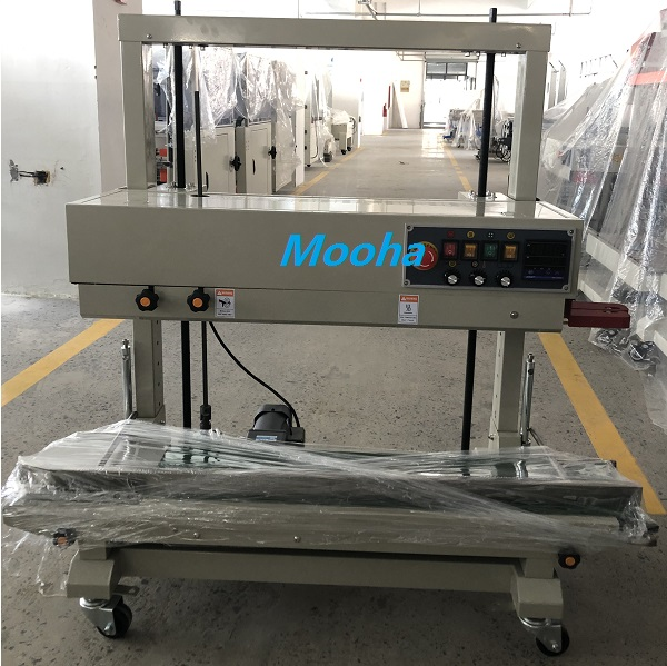 15kg Loading Continuous Heavy Duty Bag Band Sealing Machine with Ink Printer 