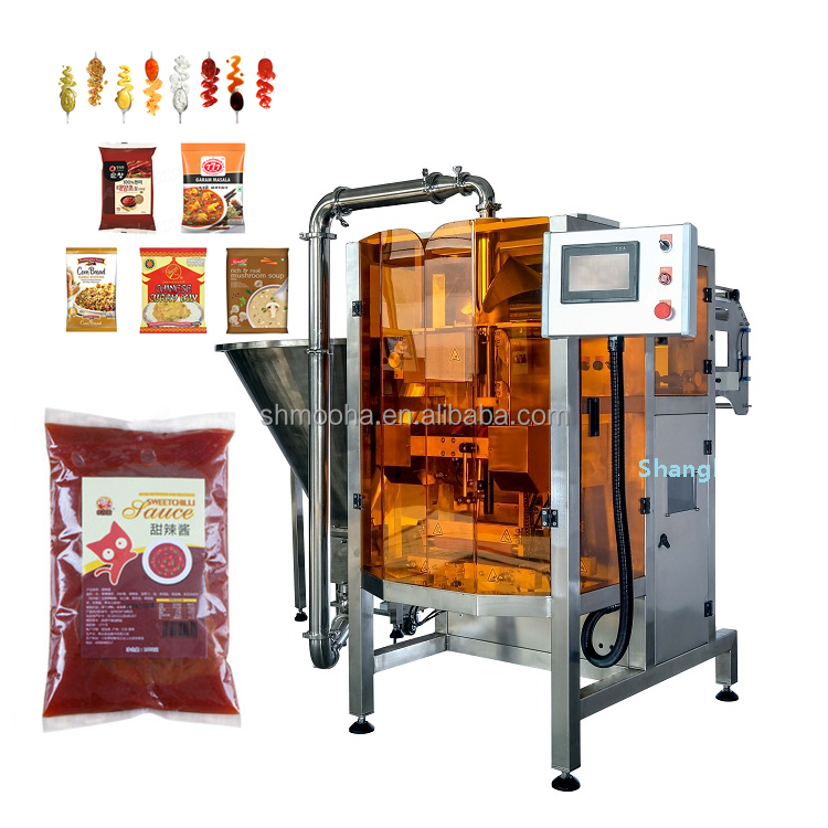 5kg Salad Jam Pouch Bag Packing Machine Multifunctional Cream Sauce Bag Packaging Machine 