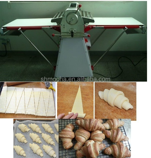 Automatic Dough Sheeter Pastry Snack Dough Pressing Machine Croissant Dough Sheeter 