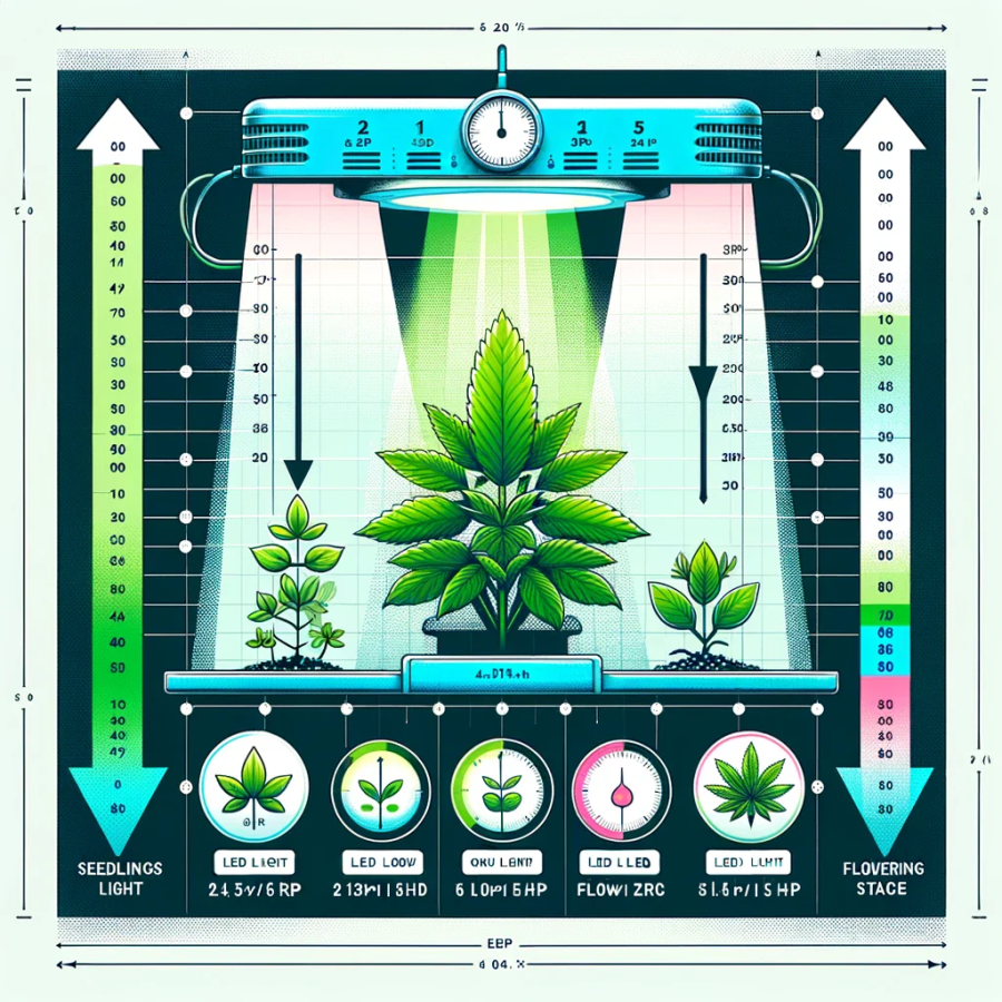 LED Grow Light Distance Chart: Optimal Placement for Maximum Growth