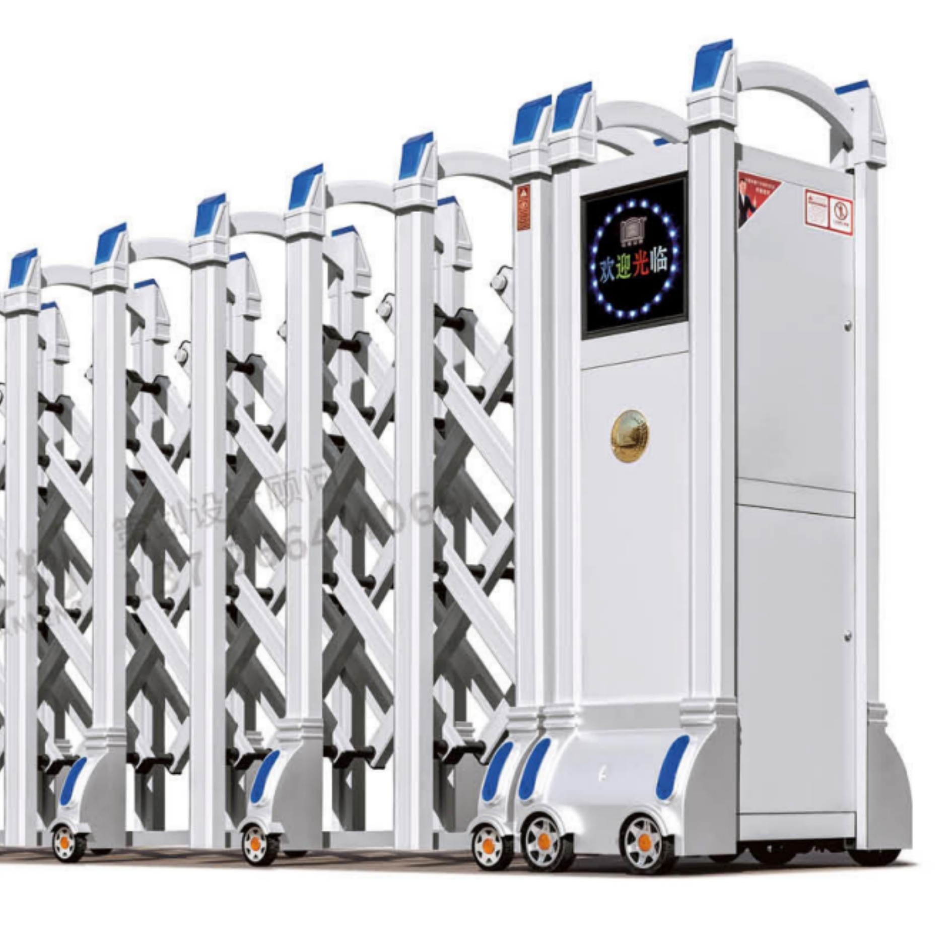stainless steel construction site school factory trackless remote ...