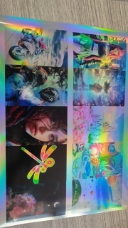 Indigo Digital Printable Rainbow