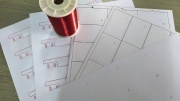 Recycled PVC card inlay, Mifare 1k Prelams, ID card chip inlay,Dual interface Card Inlay