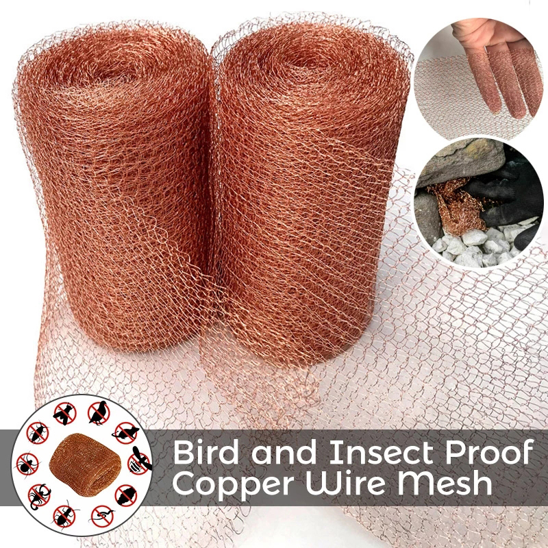 Pure Copper Mesh Woven Filter Sanitary Food Grade For Distillation Moonshine Home Brew Beer