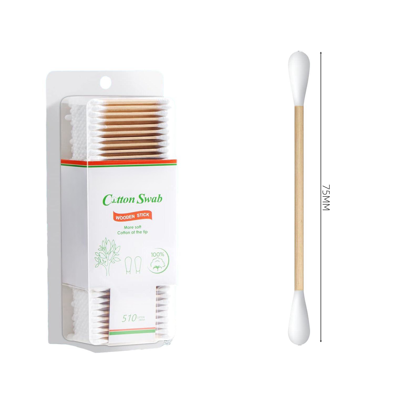 wooden q tips cotton swabs cotton bud  Wood stick cotton swabs Q-tips double-head  cotton buds  makeup tools ear buds cotton swabs ear wax rem wooden cotton swab,cotton swab