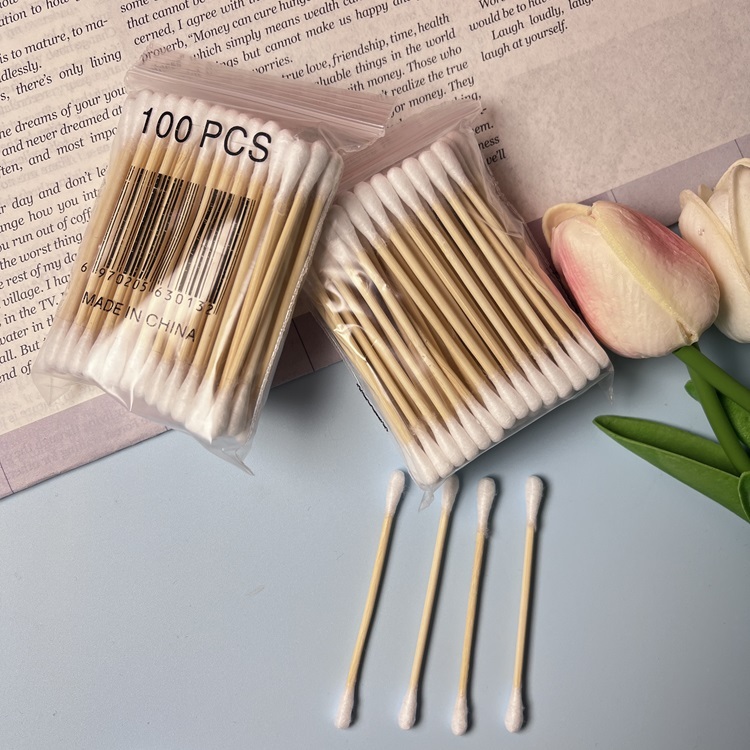 100pcs bamboo q tips and bamboo ear bud or bamboo cotton buds 100pcs bamboo q tips and bamboo ear bud or bamboo cotton buds bamboo q tips