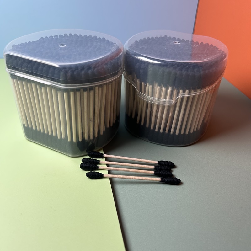 200 pcs black wooden q tips cotton swabs or wooden cotton buds 200 pcs black wooden q tips cotton swabs or wooden cotton buds wooden q tips cotton swabs