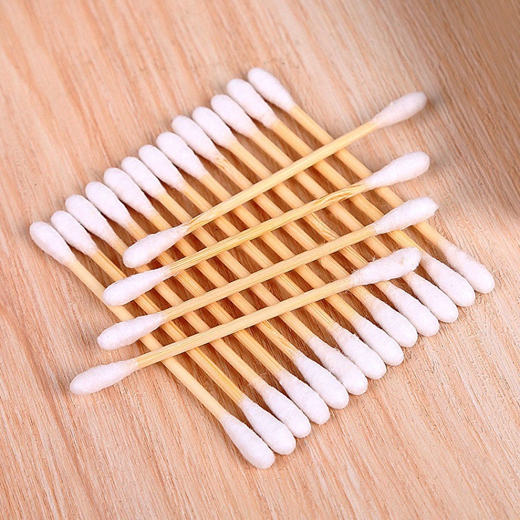 75pcs Bamboo Cotton Buds Cotton Swabs Q-Tips 75pcs Bamboo Cotton Buds Cotton Swabs Q-Tips Bamboo Cotton Buds