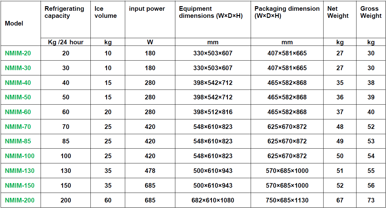 Flake ice maker corrosion-resistant r134a fluorine-free antibacterial fast cooling speed