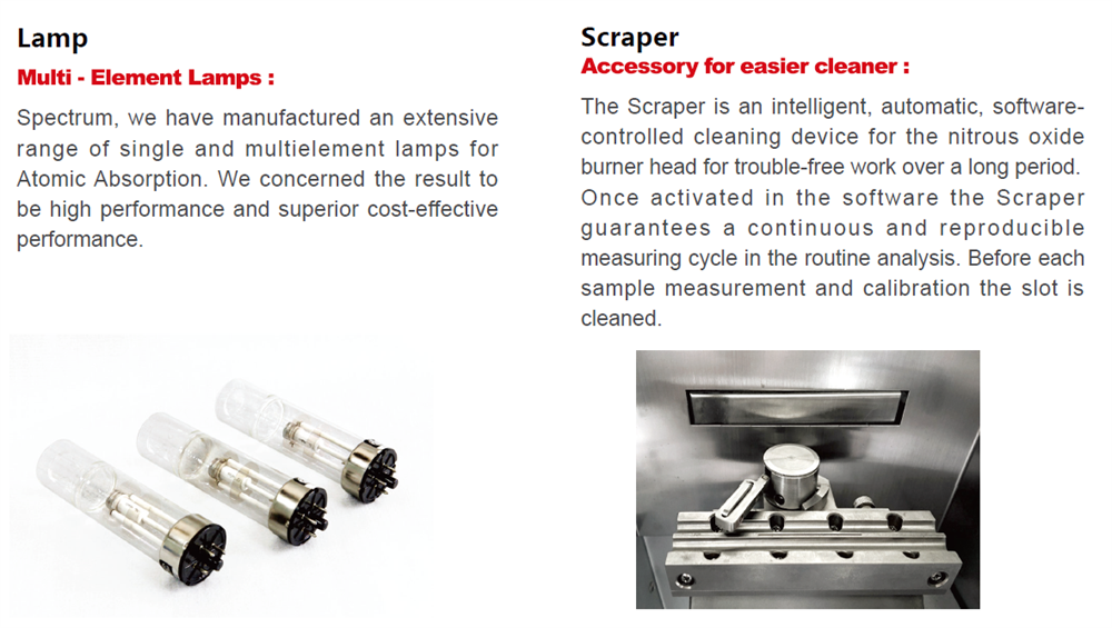 Flame AAS instrument SP-AA 3000 Atomic Absorption Spectrometer (AAS) analysis instrument