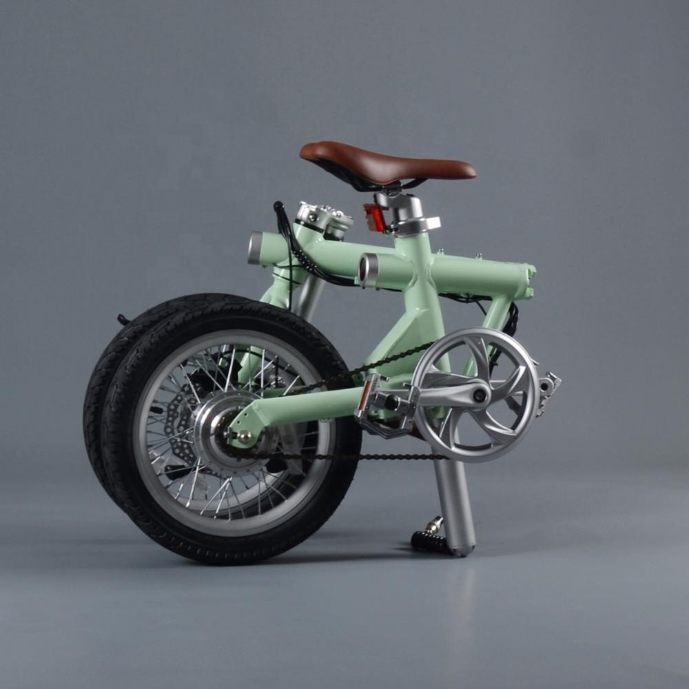 Hoya e bike 16 inch mini foldable electric bike spoke wheel electric