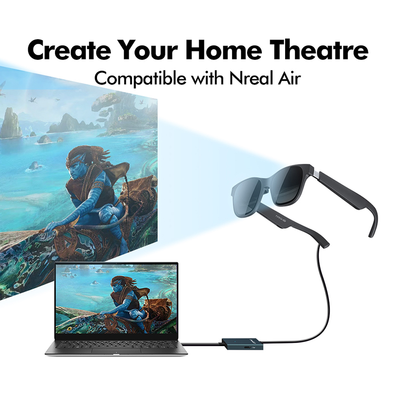 Xreal Adapter - Middleman Between Xreal AR Glasses and Your Device xreal hdmi usb c
