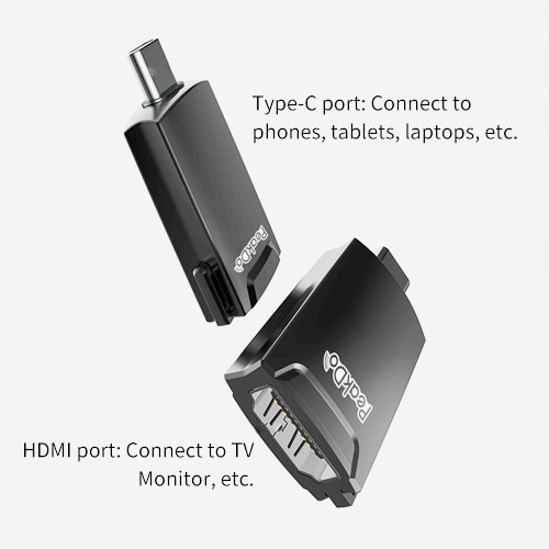 新品 PeakDo 4K HDMI-TypeC メスアダプター　② Amazon.com: PeakDo HDMI to USB C Adapter 4K@60Hz,HDMI to