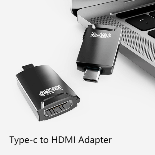 新品 PeakDo 4K HDMI-TypeC メスアダプター　① PeakDo Type-C to HDMI Adapter