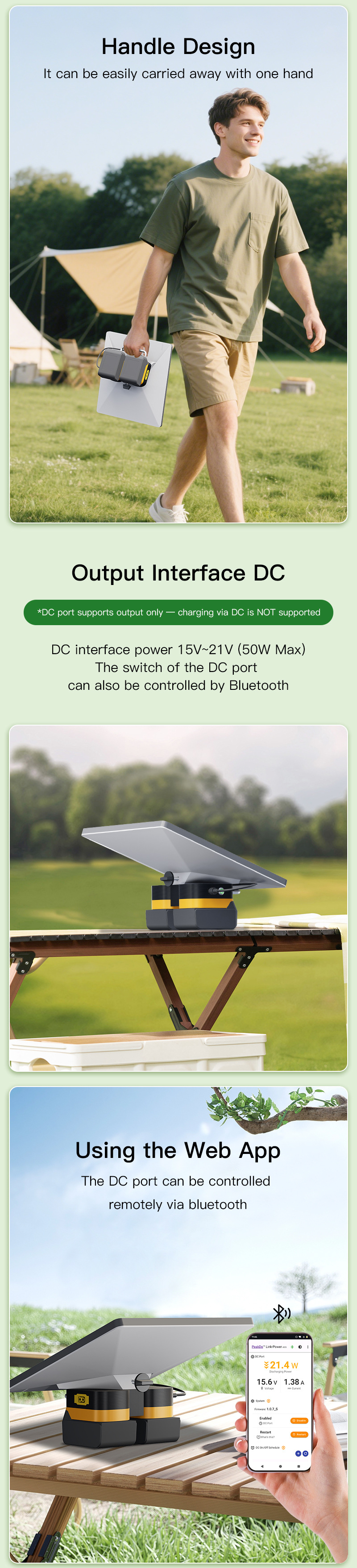 PeakDo Power Dock with Adapter for Starlink Mini Compatible with DeWALT 20V / Makita 18V  