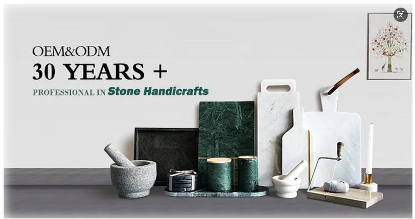 Comprehensive Range of Natural Stone Marble Kitchenware