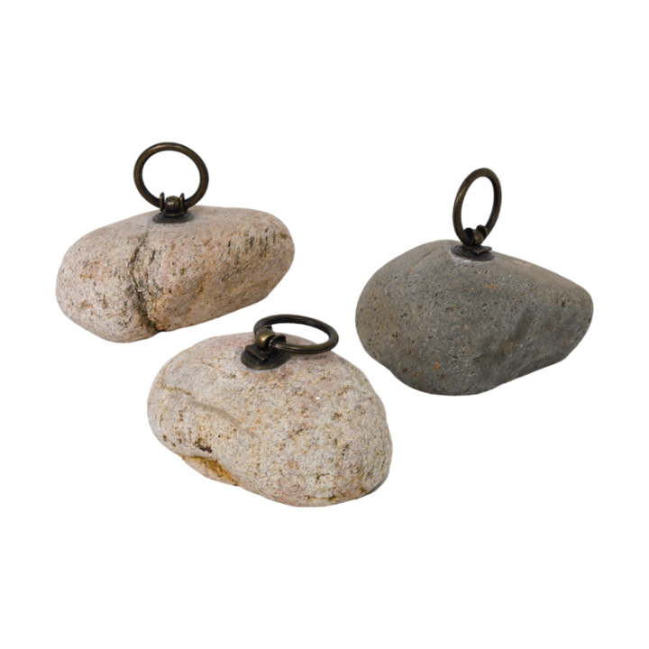 Natural Pebble Decorative Door Stop, Cute Door Stopper with Handle, Doorstop, Heavy Weight/Rock for Home Decor