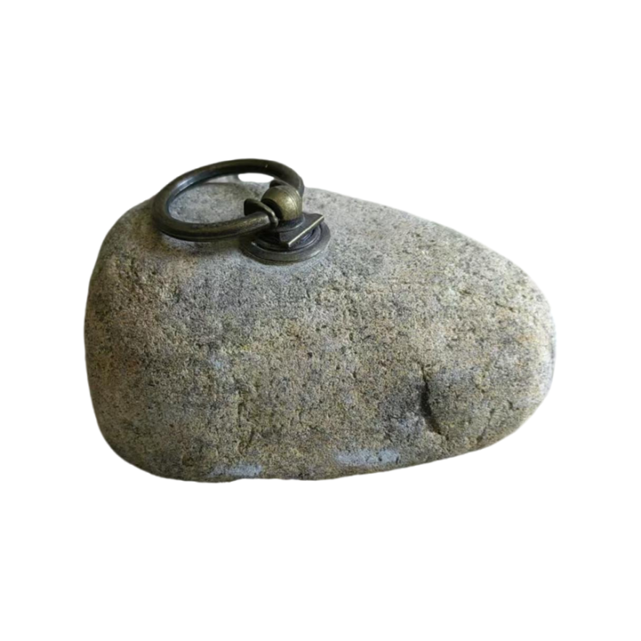 Natural Pebble Decorative Door Stop, Cute Door Stopper with Handle, Doorstop, Heavy Weight/Rock for Home Decor