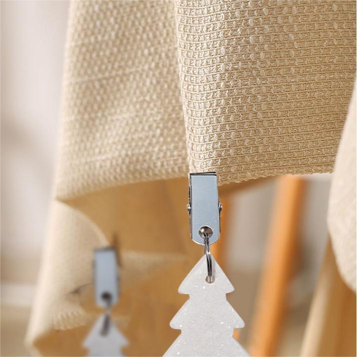 Natural Stone Marble Christmas Tree Ornament Sinker for Outdoor Garden Party Picnic Tablecloth Weights Pendants Hangers Windproof Clips