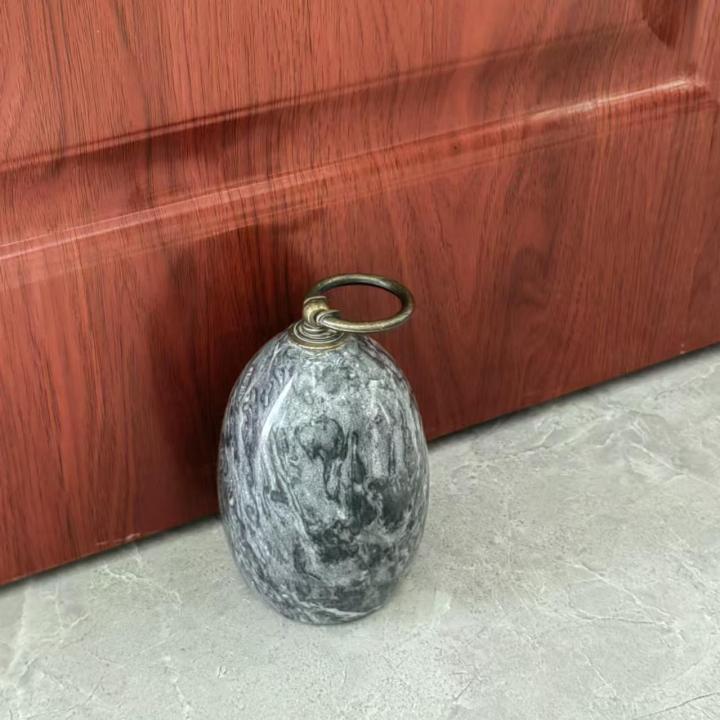 Real Stone Marble Decorative Door Stopper Door Stop Doorstops Doorstopper Weight/Rock for Home Decor Ornament Gift Floor Stop
