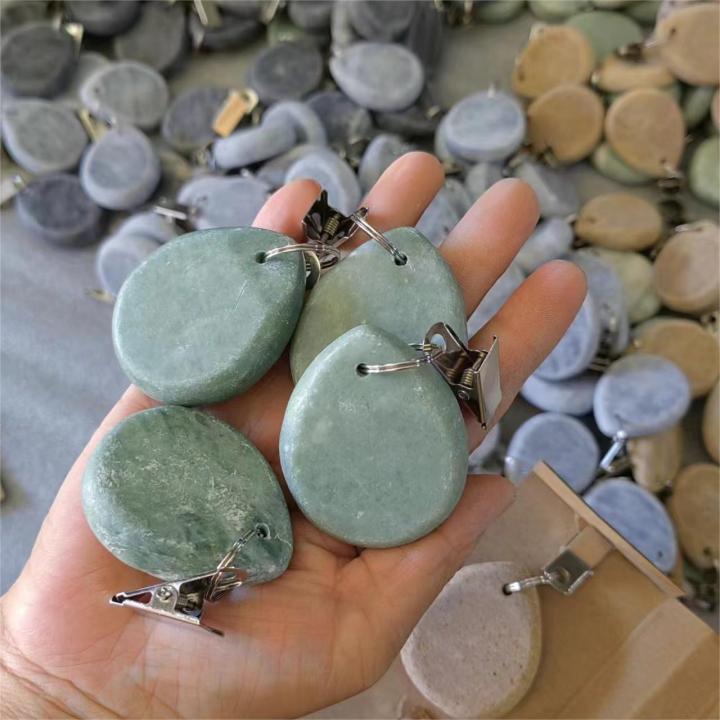 Natural Stone Marble Home Decorative Tablecloth Pendant Weight Table Cloth Clip Ornament Garden Table Cover Decor