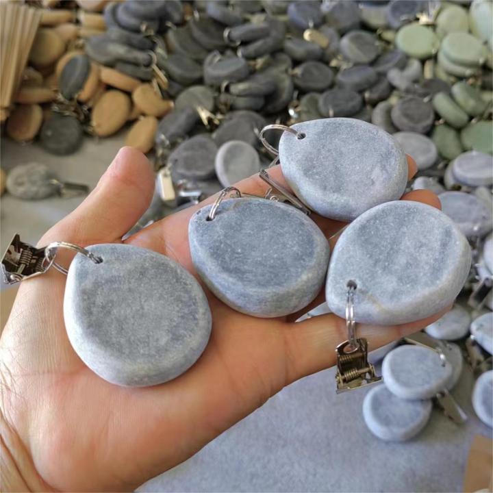 Natural Stone Marble Home Decorative Tablecloth Pendant Weight Table Cloth Clip Ornament Garden Table Cover Decor
