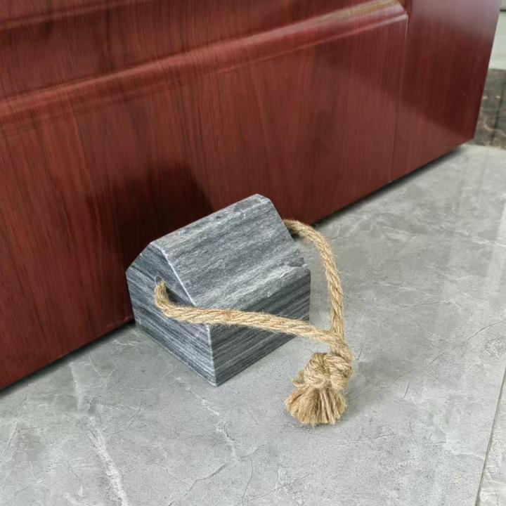 House Marble Door Stopper Decorative Door Stops for Home and Office Doorstop Doorstopper Floor Decorative Deco Marble Doorstops
