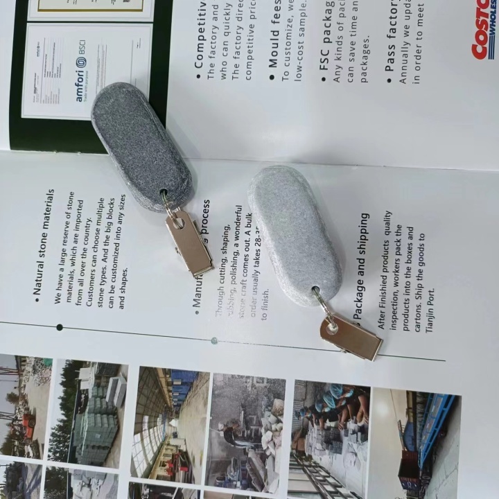 Natural Stone Marble Grey Tablecloth Pendants Weights Table Cloth Clips Ornament Home Garden Table Cover Decor