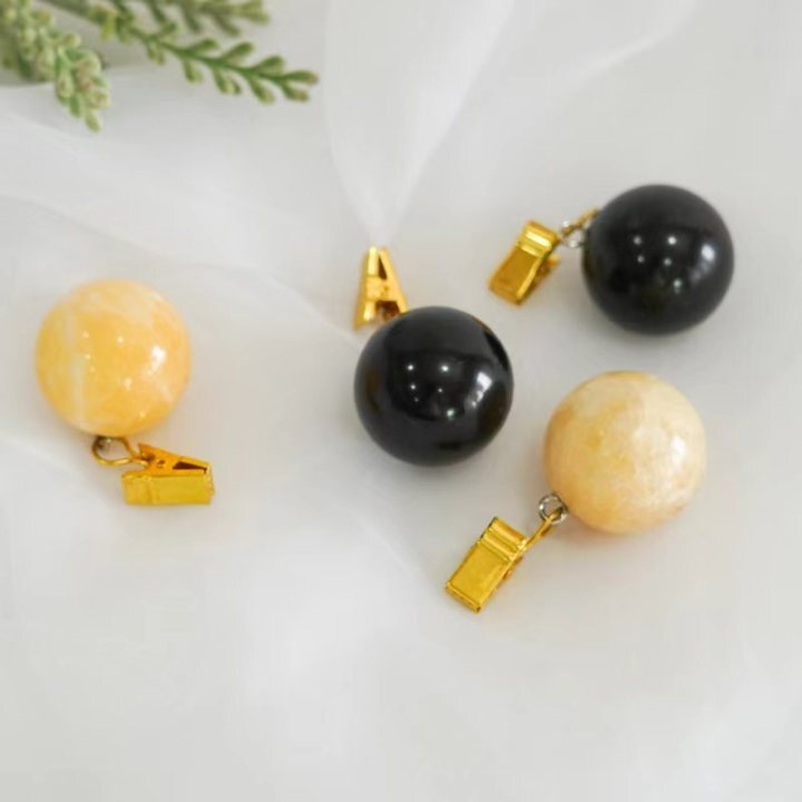 Stone Marble Round Ball Tablecloth Clip Table Cover Pendant Table cloth Weight Clamp Table Ornament Home Garden Decoration