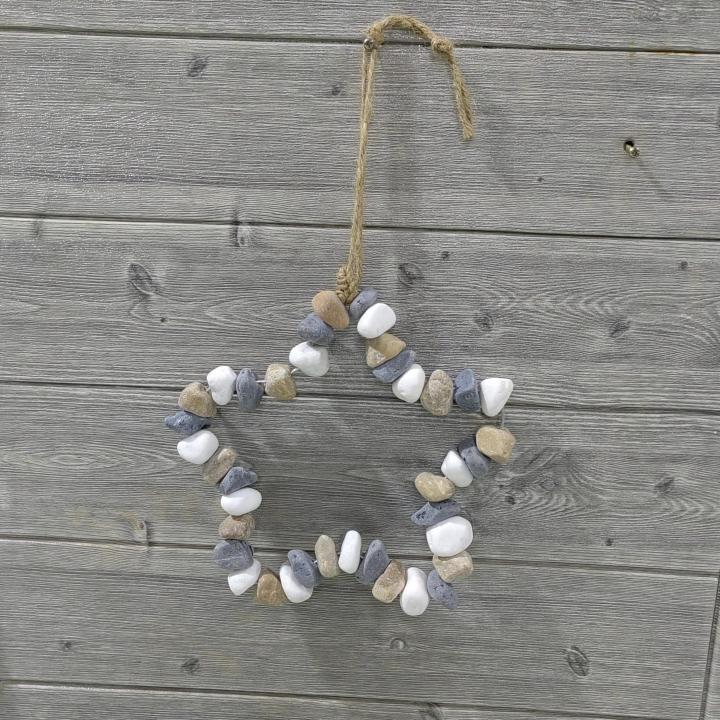 Multifunctional Creative Home Pastoral Style Christmas Star Marble Wall Hanging Decoration Ideal For Home Decor Wall Art Decor