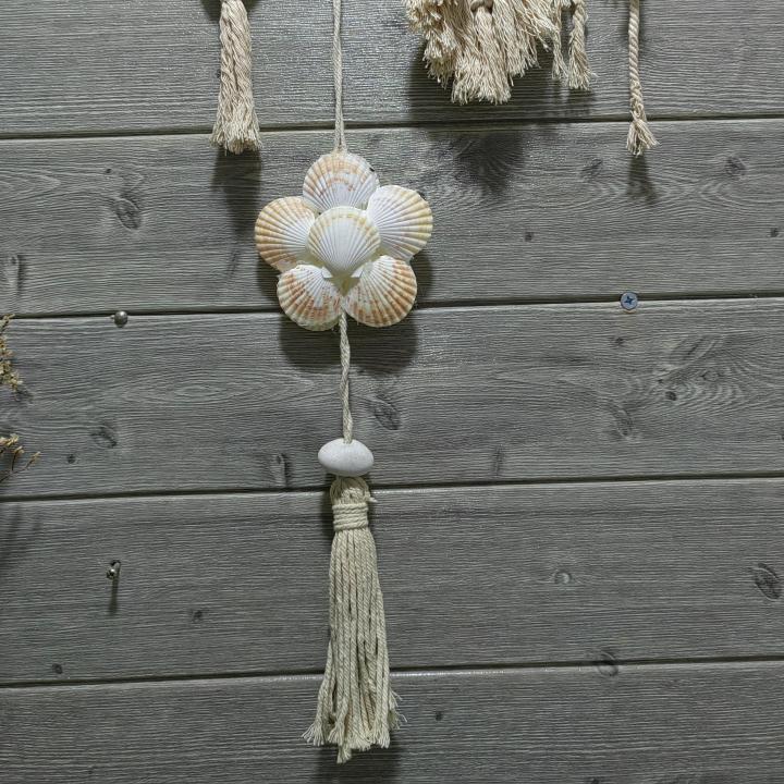 Multifunctional Creative Home Pastoral Style Marble & Shell Wall Hanging Decoration Ideal For Home Decor Wall Art Decor