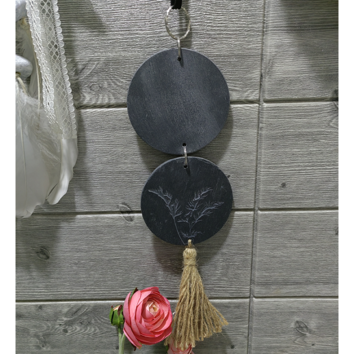 Christmas Decorative Slate Wall Hanging Decoration Multifunctional Creative Home Pastoral Style Ideal For Home Decor Wall Art Decor
