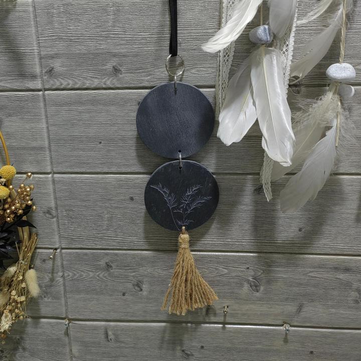 Christmas Decorative Slate Wall Hanging Decoration Multifunctional Creative Home Pastoral Style Ideal For Home Decor Wall Art Decor
