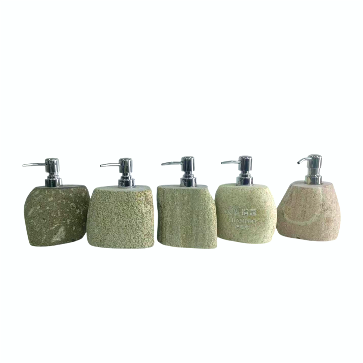 Natural Stone Pebble Soap Dispenser