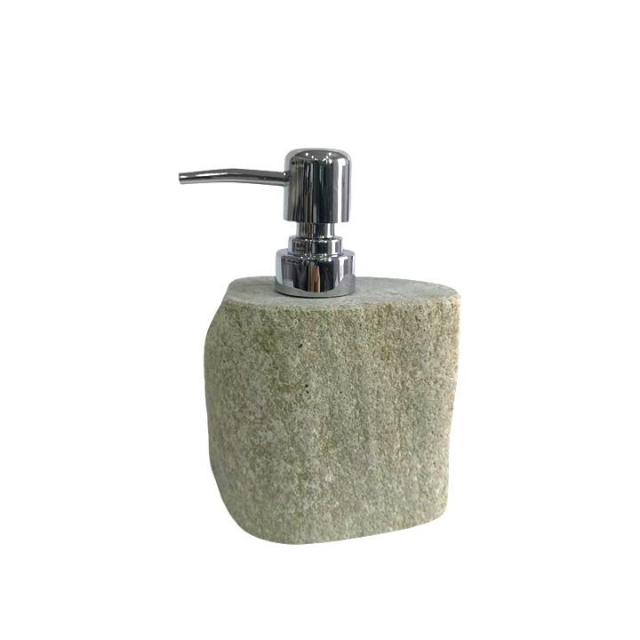 Natural Stone Pebble Soap Dispenser