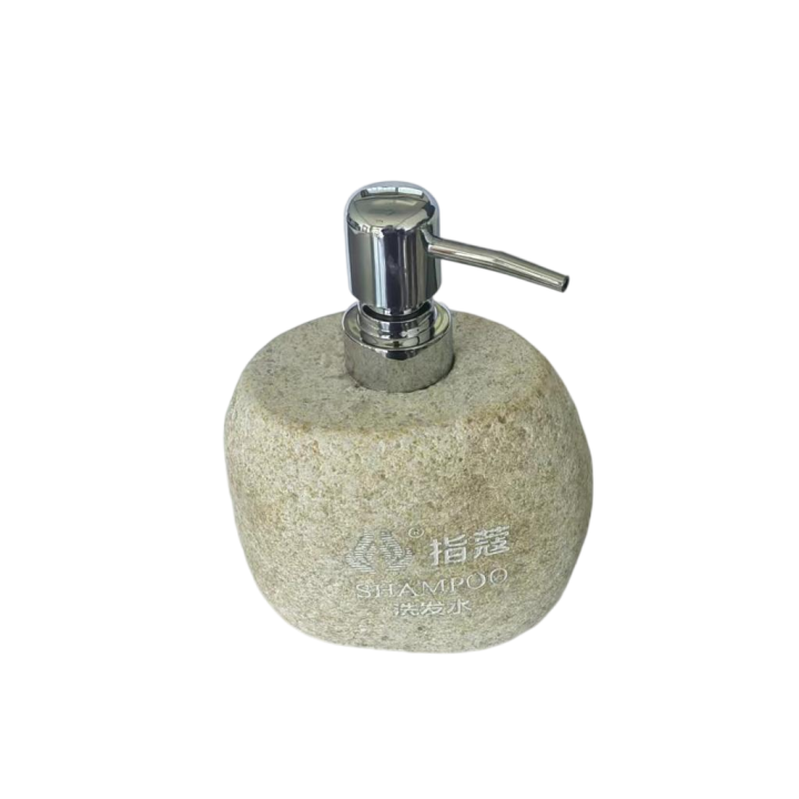 Natural Stone Pebble Soap Dispenser