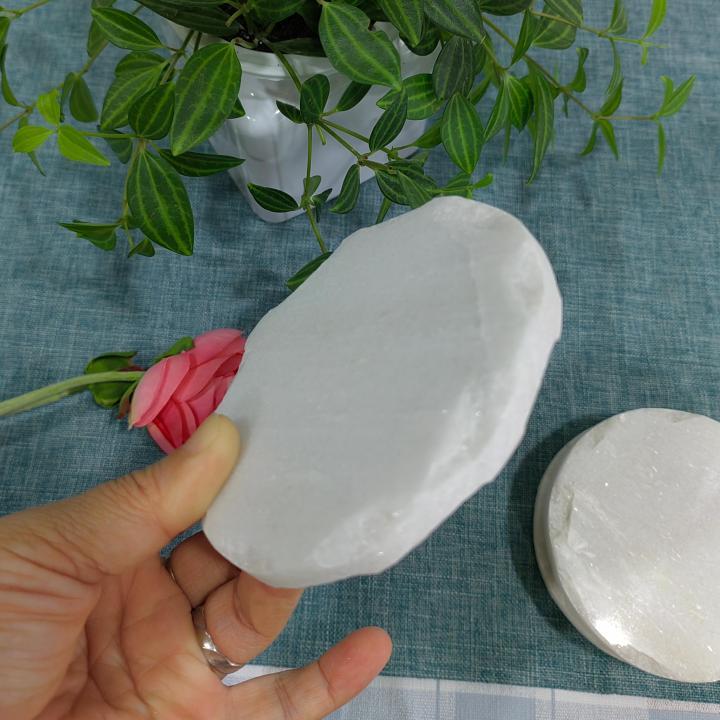 White Round Natural Marble Mug Coasters With Chisel Axe Edge Bar Dining Tea Coffee Cup Mat Coasters