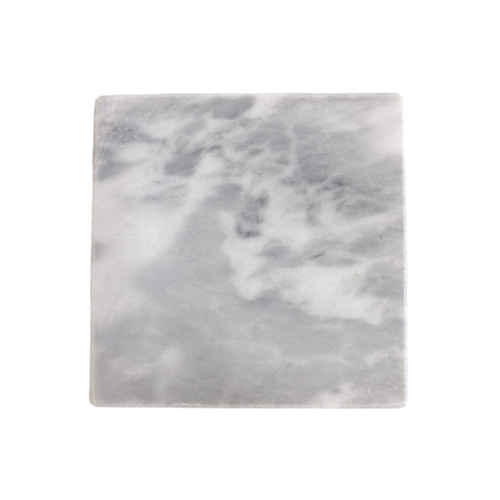 Grey Square Natural Marble Mug Coasters Bar Dining Tea Coffee Cup Mat Coasters